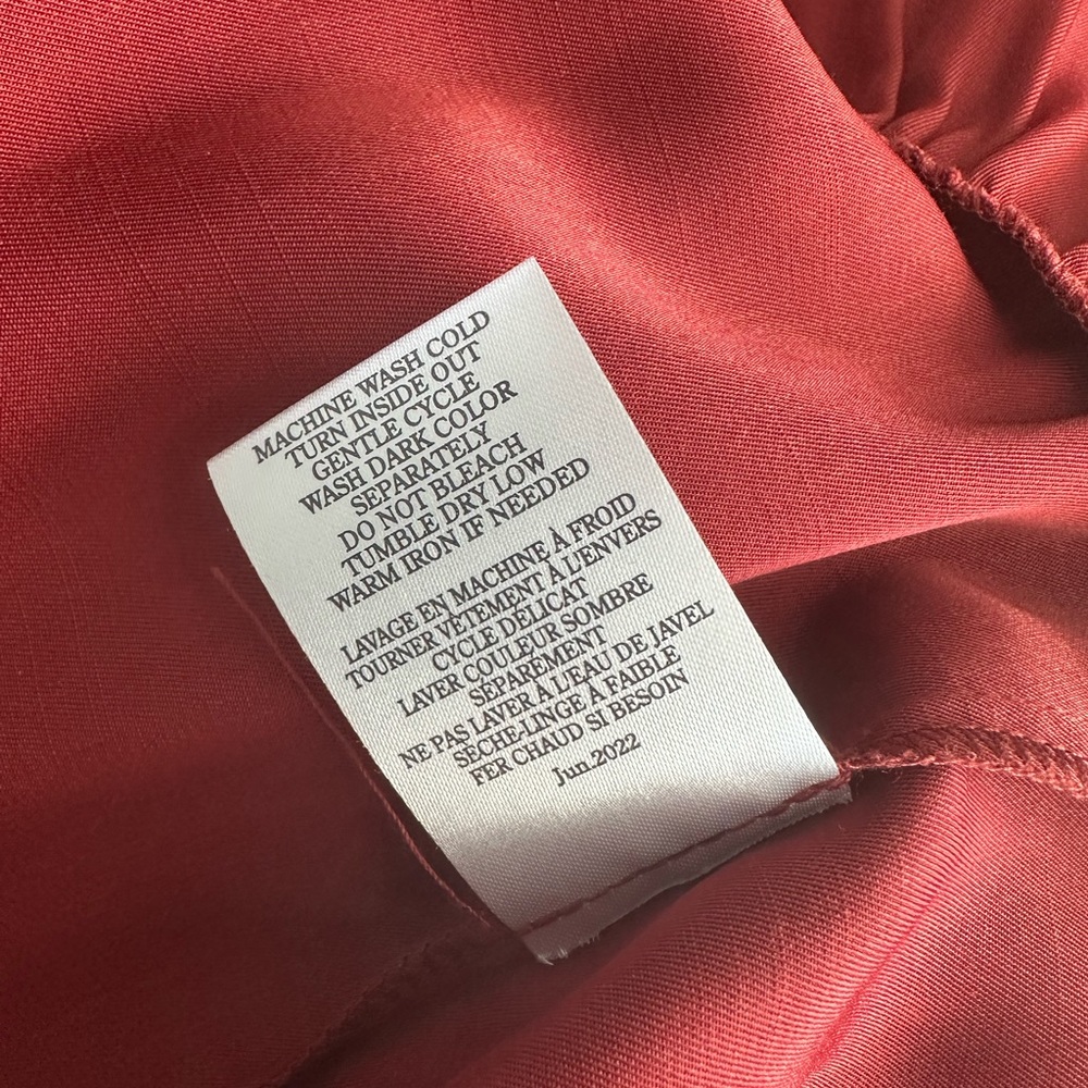 Z-SUPPLY Kylie Tiered Mini Dress in Red - Picture 8 of 8